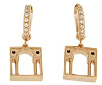 Ohrringe Loving Palladio  Dame 3D in Silber Zircone ORR04 SERLIANA - ORR04 SERLIANA